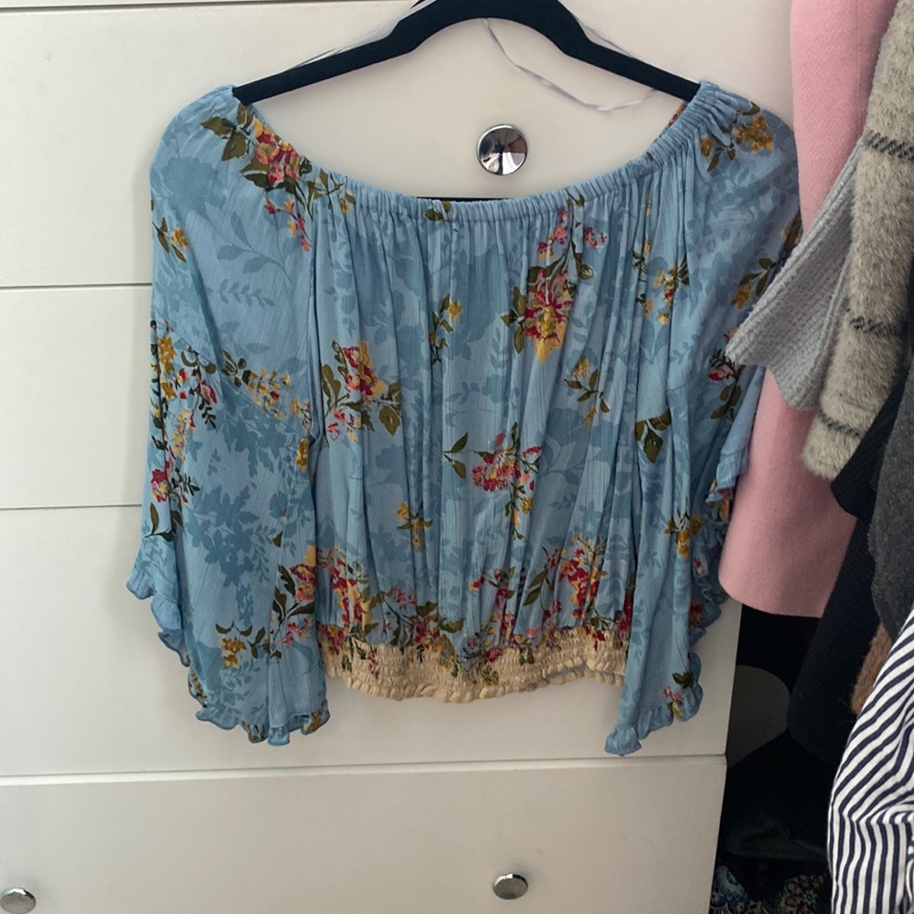 Floral crop top